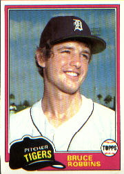 1981 Topps Baseball Cards      079      Bruce Robbins